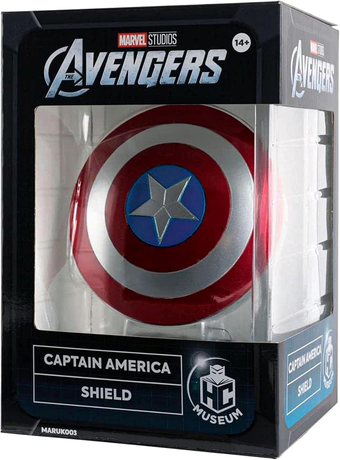 Eaglemoss Collections Marvel - Captain America’s Shield Replica - Marvel Movie Museum Collection, Multi-coloured, MARUK003