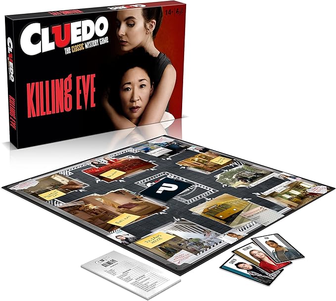 Winning Moves Killing Eve Cluedo Mystery Board Game, Become an MI5 investigator and determine who killed Kenny, The popular British Spy Thriller Television Series for ages 14 plus